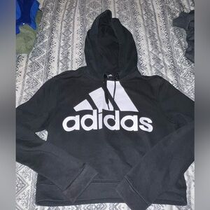 Cropped adidas hoodie